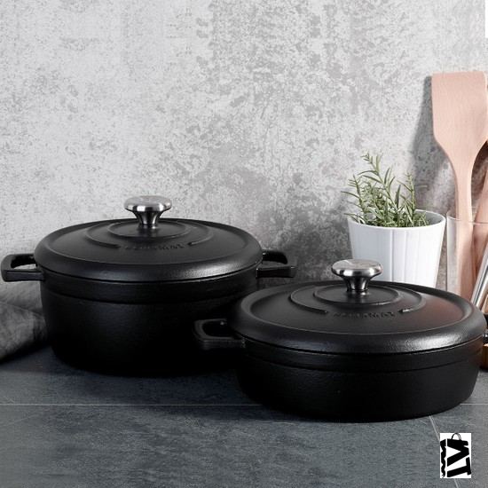 Korkmaz Casta Döküm Tencere 24 x 10 cm.