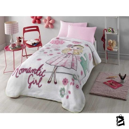 Özdilek Tek Kişilik Battaniye Desenli Romantic