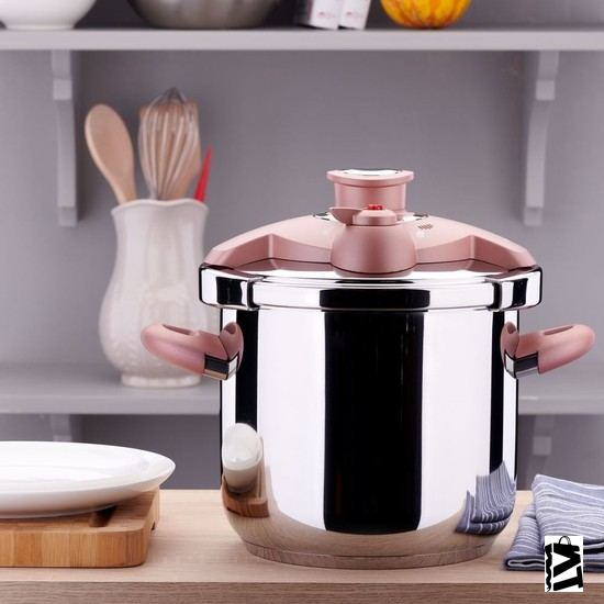 Korkmaz Bella Rosegold 7 Litre Düdüklü Tencere