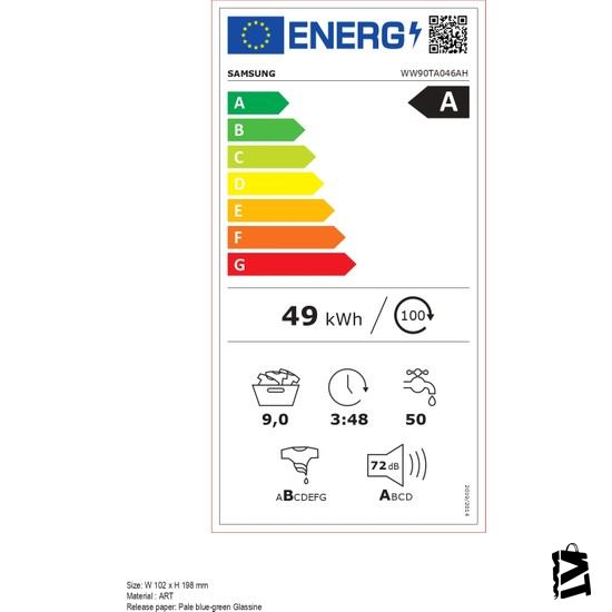 Samsung WW90TA046AH/AH 1400 Devir 9 kg Çamaşır
