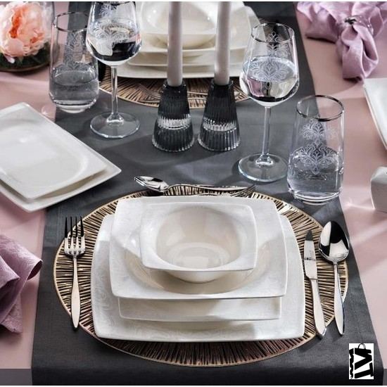 Schafer Beth 56 Parça 12 Kişilik Yemek Takımı