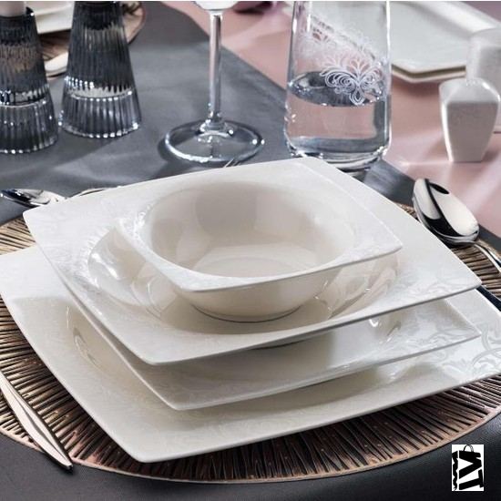 Schafer Beth 56 Parça 12 Kişilik Yemek Takımı