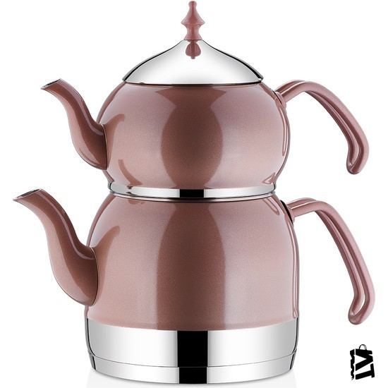Korkmaz Rena Çaydanlık Takımı Rosegold