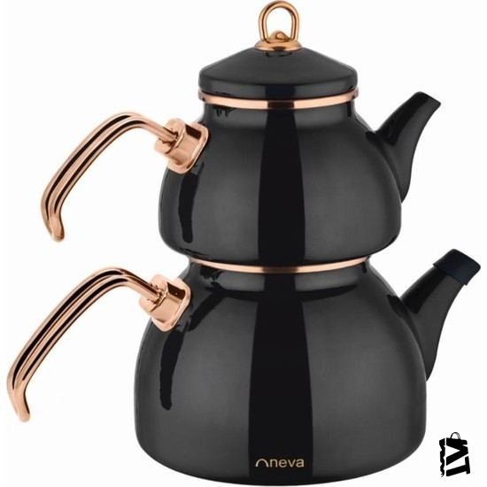 Neva N3171 Bitter Havana Emaye Demlik