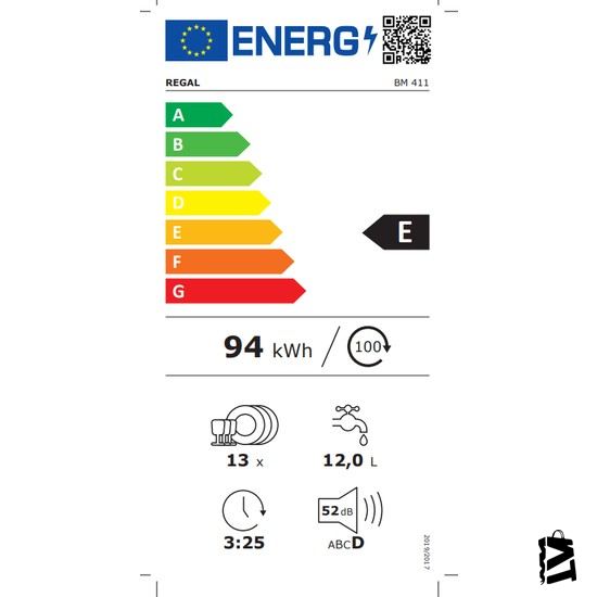 Regal Bm 411 E Enerji Sınıfı 4 Program