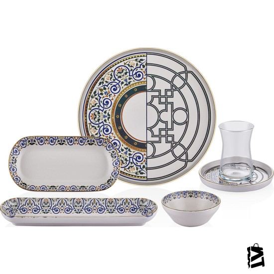 Neva N3164 Mentol Jülide 26 Prç Kahvaltı