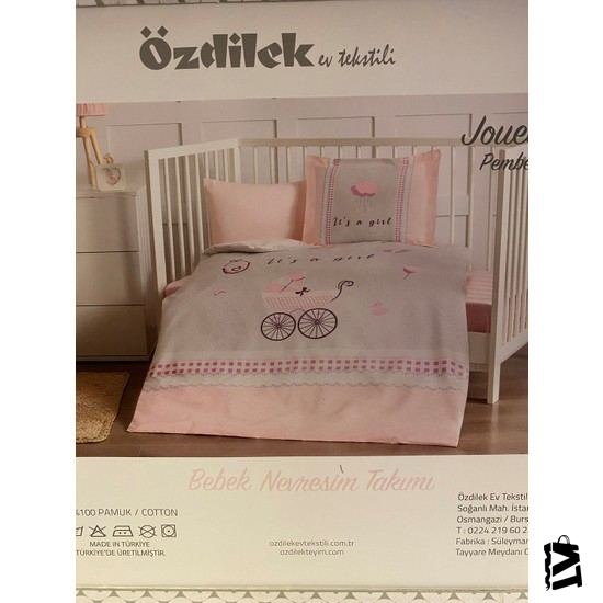 Özdilek Bebe Nevresim Takımı Pembe