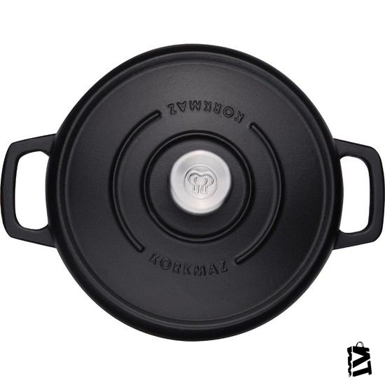 Korkmaz A2849 Casta Döküm Kısa Tencere 26X7