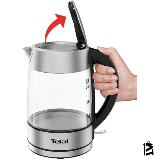 Tefal KI772D Işıklı Cam Kettle Su