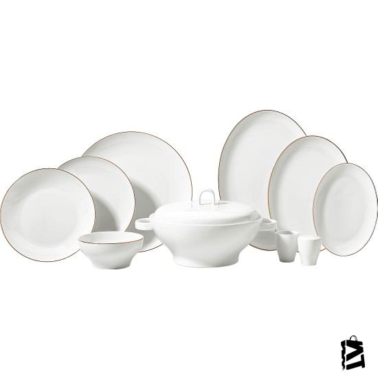 Korkmaz Lidya Collection Gold 60 Parça Yemek