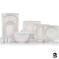 Schafer Glamor Private Yemek Takım-60 Parça-Beyaz