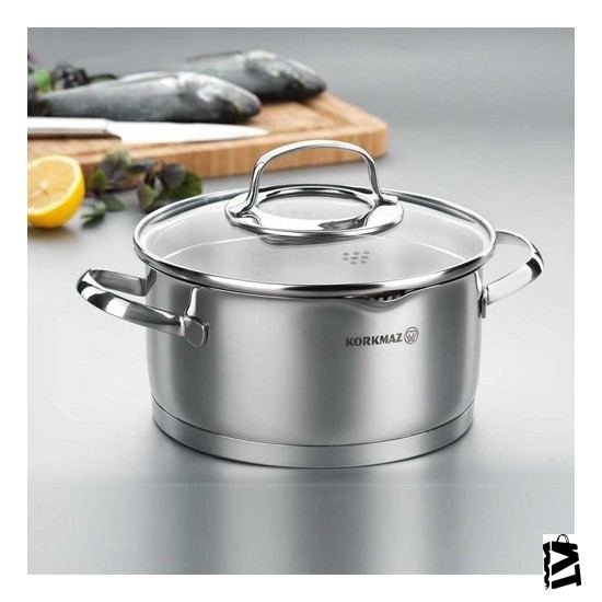 Korkmaz A1990 Steama 16x8 cm Tencere-Elden