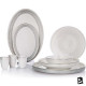Schafer Adel Blues 56 Parça Bone Porselen Yemek