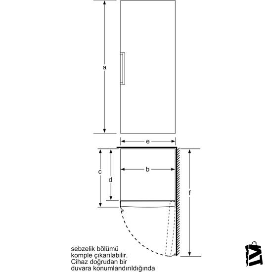 Profilo DF1024WFVV 6 Çekmeceli Derin