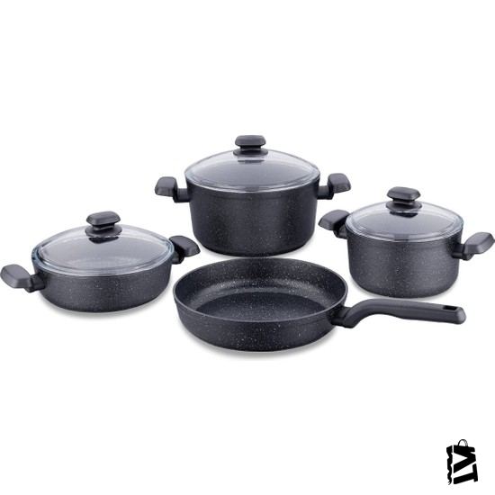 Korkmaz Ornella 7 Parça Tencere Seti-Kefilsiz
