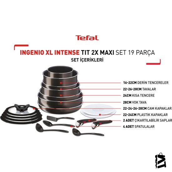Tefal L15099 Ingenio Titanyum 2X XL Intense Maxi