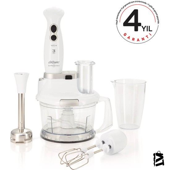 Arzum AR1004 Soprano Max 1000W Multi Blender Seti