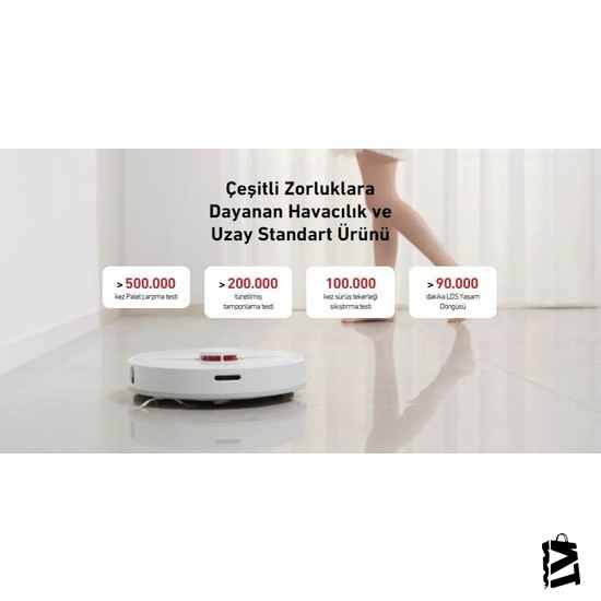 Dreame Vacuum Mop D9 Robot Süpürge-Elden
