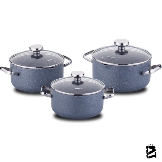 Korkmaz Stona Jr 6 Parça Tencere Seti-Bankasız