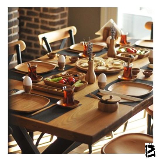 Bambum İkon 57 Parça 6 Kişilik Bambu Kahvaltı