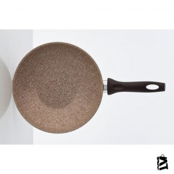 Falez Creamy Granit Wok 28 Cm Tava