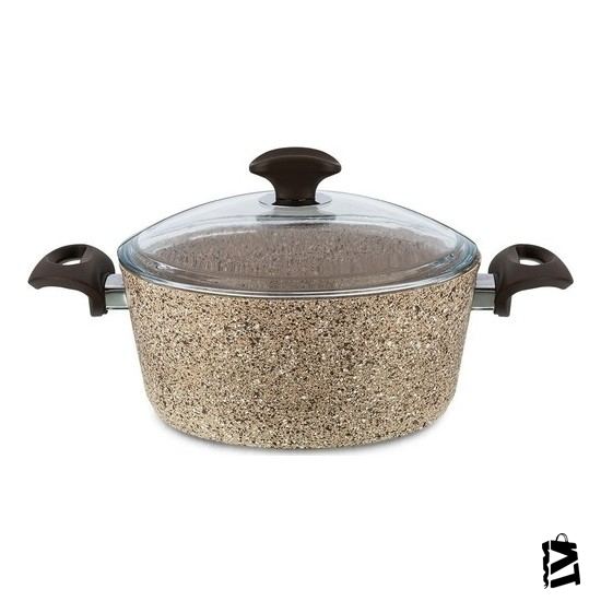 Falez Creamy Granit 20Cm Derin Tencere-Elden
