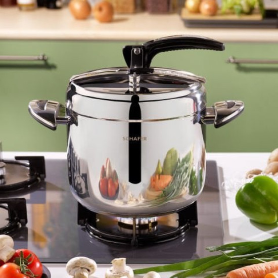 Schafer Classic Düdüklü Tencere 7 lt-Elden