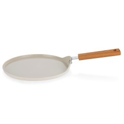 Schafer Ceramoni 26 Cm.Seramik Krep Tava-Krem-1S0848-21002-KRM05