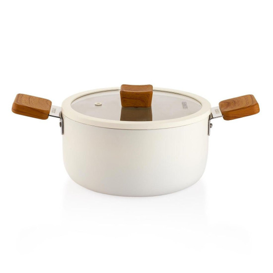 Schafer Ceramoni 20 Cm.Seramik Derin Tencere-1S0848-21001-KRM01