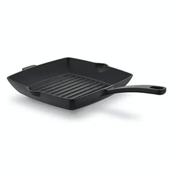 Korkmaz Casta Kırmızı Kare 30 cm Grill Döküm