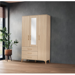 Vize Mocca 3 Kapılı Dolap