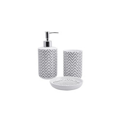 4K Çift Renkli 3'lü Banyo Seti-Shc 867