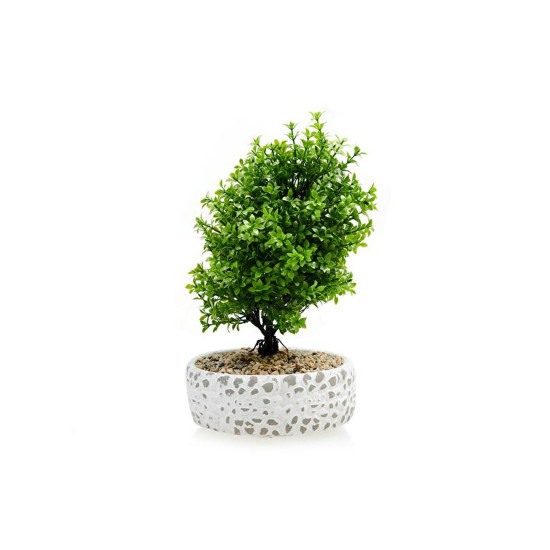 Biev 30x14 Cm.Beyaz Dekoratif Çakıl Ağaç-Bje001