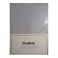 Özdilek Colourist Fitted Ranforce 100x200 Yastık Kılıflı Çarşaf-Silver