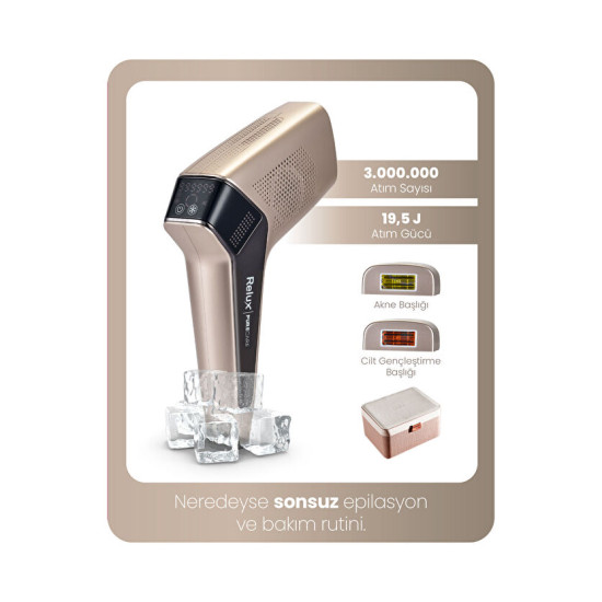 Relux Ipl9850 Purecare 3.000.000 Atım Ipl Lazer Epilasyon Cihazı