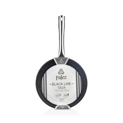 Falez Black Line Granit Döküm 22 cm Tava Siyah