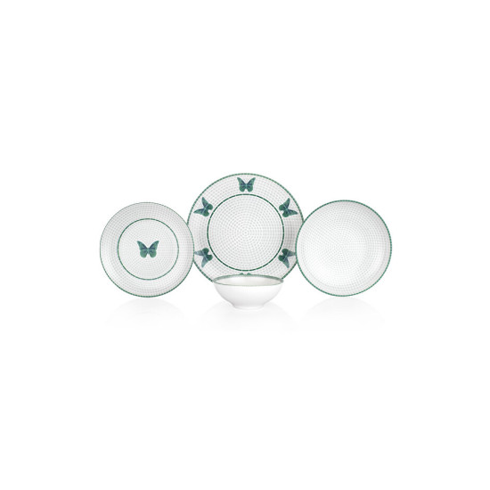 Schafer Lanis 24 Prç.Yemek Takımı-Yeşil03-1S4255-01001-YSL03