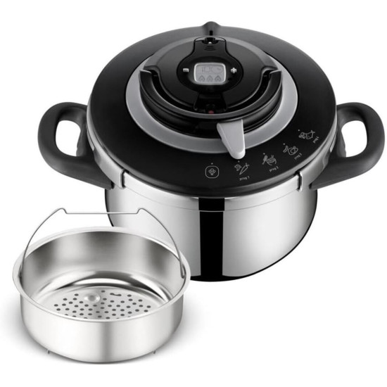 Tefal P4550731 Clipso+ Chef 4 Pişirme Programlı 6 Litre Düdüklü Tencere - 1510002662