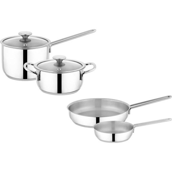 Schafer Steel Storm 6 Prç.Çelik Sahan Set-Inox-1S6466-06002-INX01
