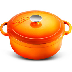 Voeux Amusant Derin Döküm Tencere 28 cm Turuncu