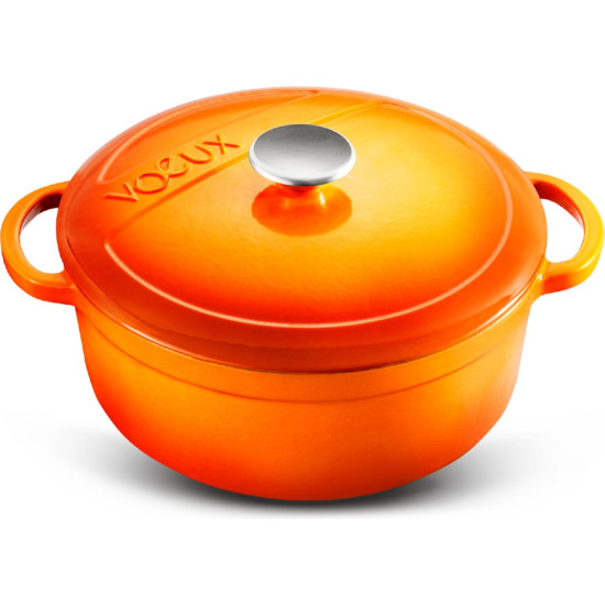 Voeux Amusant Derin Döküm Tencere 28 cm Turuncu