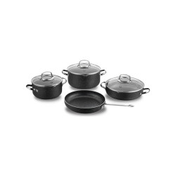 Korkmaz A1372 Galaksi 7 Parça Tencere Seti Rosa Gold
