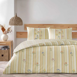 Taç Nevresim Takımı Carlise Turuncu Çift Kişilik