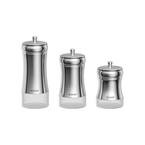 Schafer Retro 3 Boy Kavanoz Seti-Inox-1S6029-05002-INX01