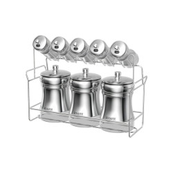 Schafer Retro 9 Prç.Baharat Takımı-Inox-1S6029-07001-INX01