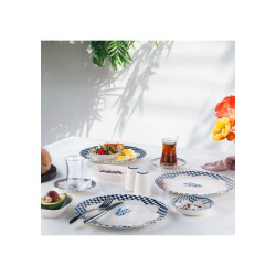 Schafer Suzzy 32 Prç.Kahvaltı Takımı-Mavi-1S8310-02001-MAV01