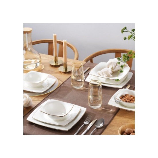 Schafer Elysium 48 Prç.Yemek Takımı-Gold-1S1641-01001-GLD01