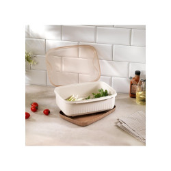 Schafer Ashley 2Prç.Süzgeçli Saklama Kabı-Krem-1S0012-05001-KRM06