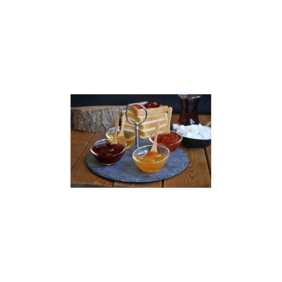 Taşev Bambum Ruiz - 9 Parça Taş Servis Seti