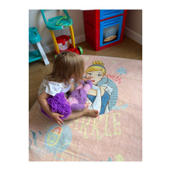 Taç 4138 Disney Cindrella Sparkle Lisanslı Halı-1500201332